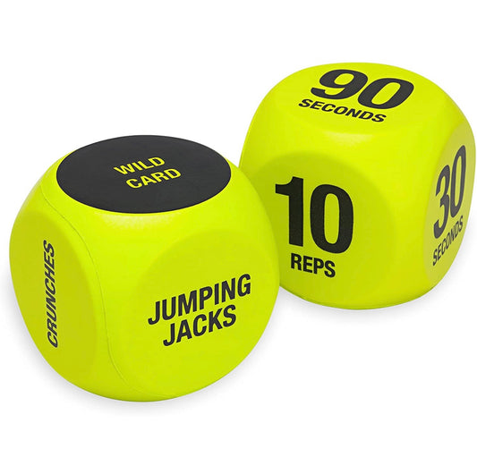 Exercise Dice (6-Sided) - Game for Group Fitness & Exercise Classes
