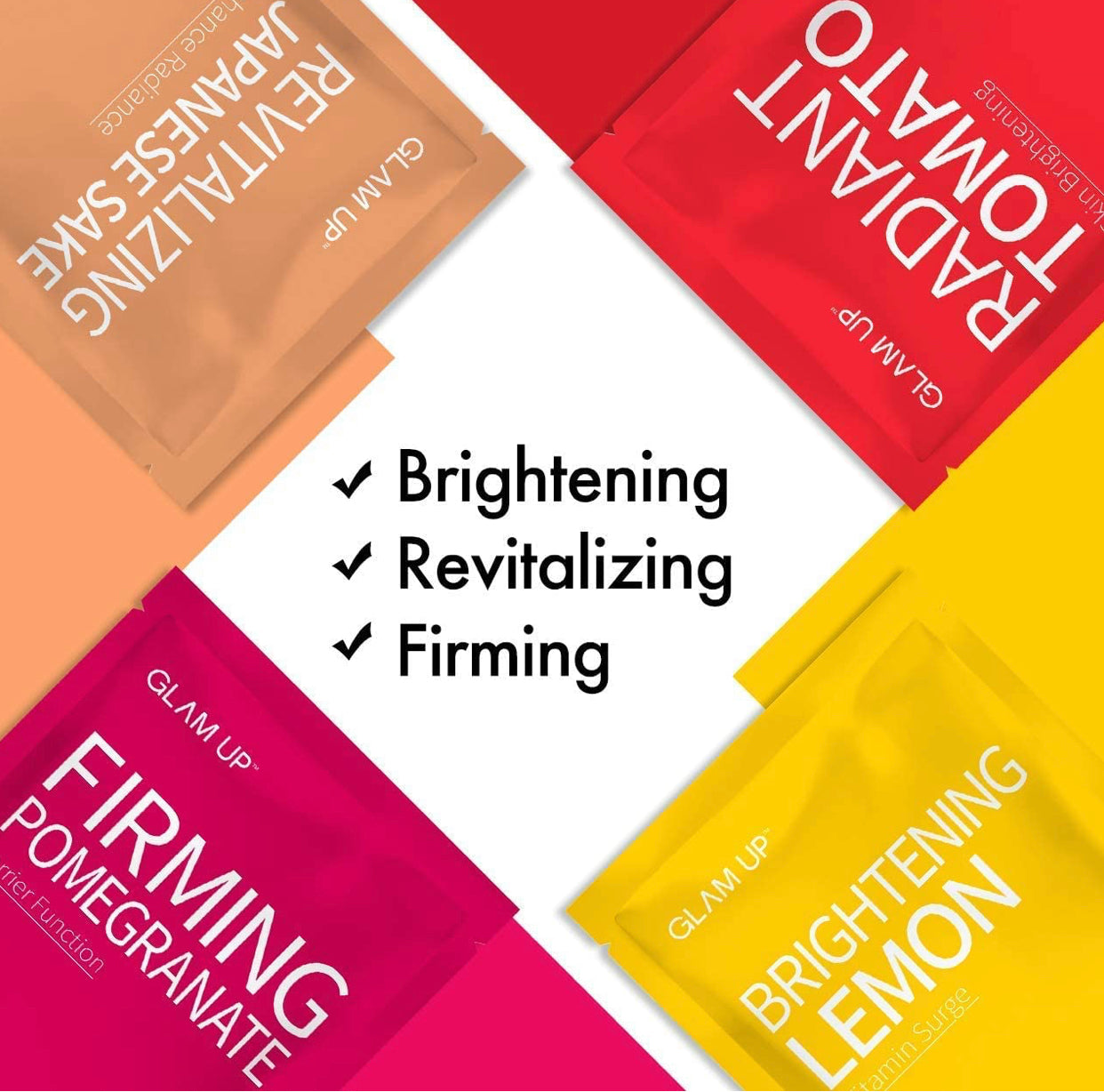 Sheet mask by Glam Up Facial Sheet Mask BTS 12 Combo (Pack of 12)