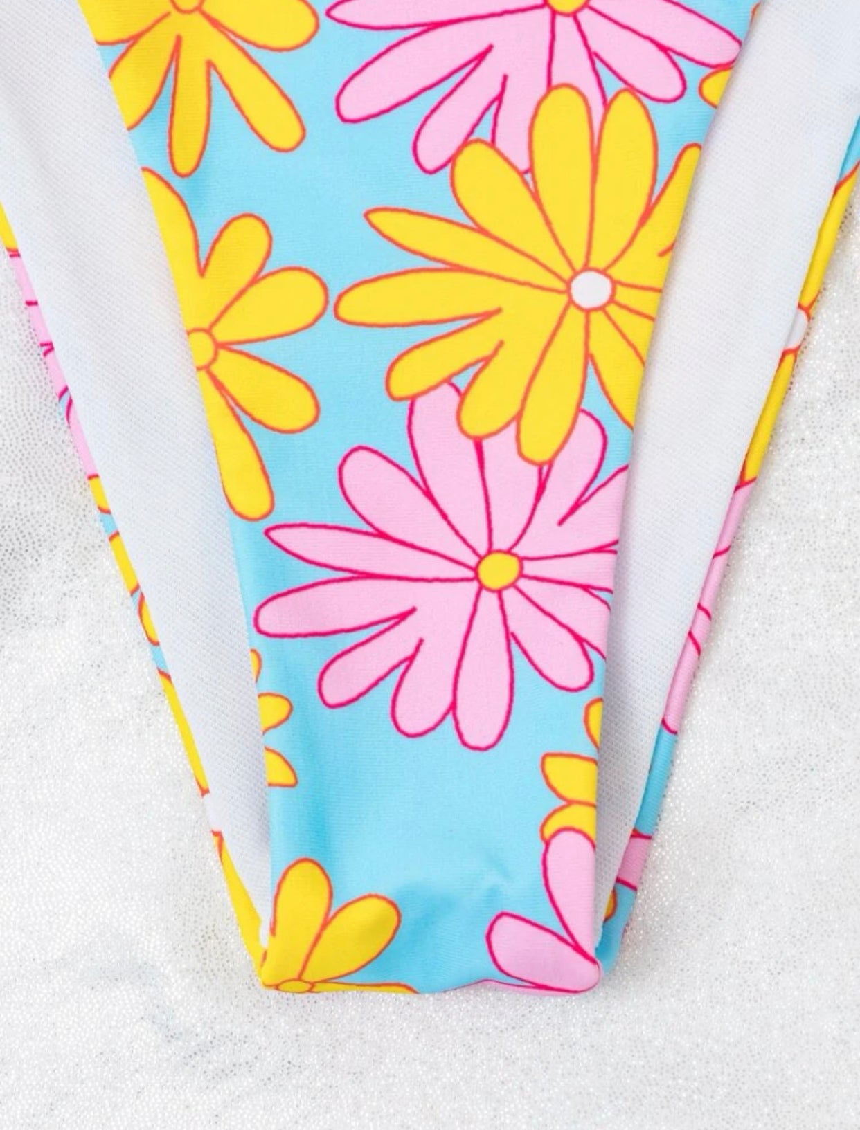 Floral random print underwire bikini swimsuit