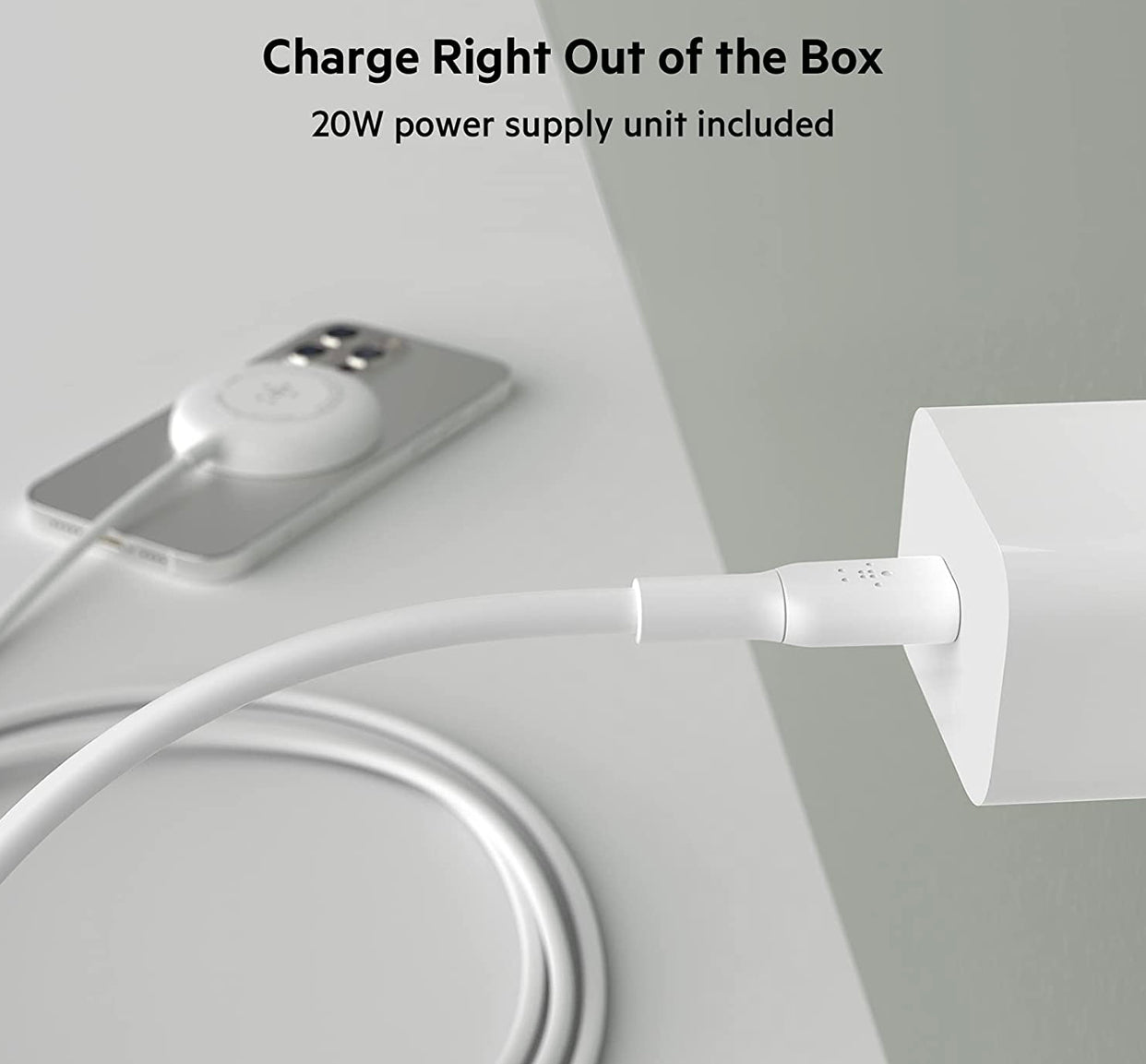 Magnetic Wireless Charger (Power Supply Included)