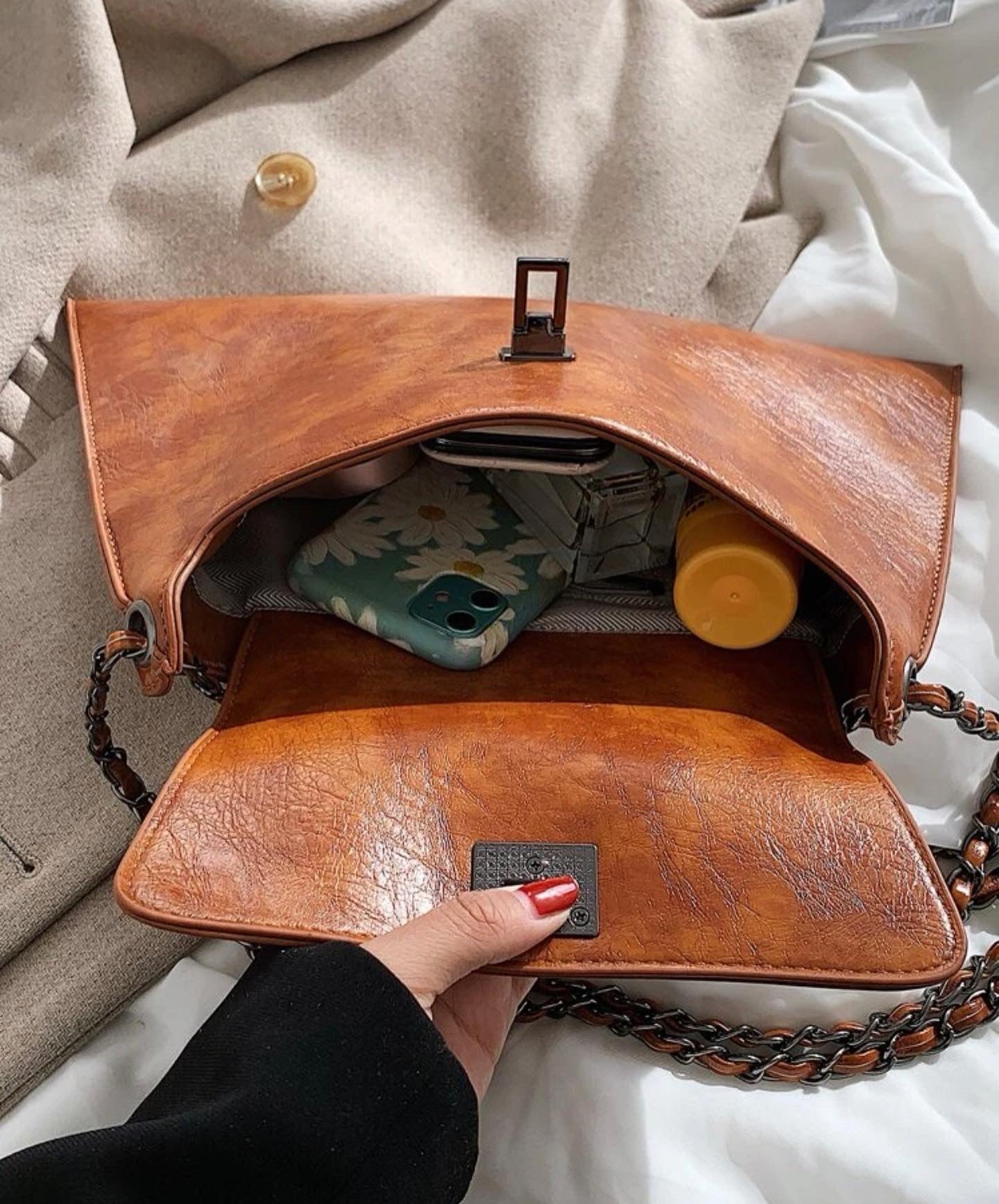 Large capacity flap novelty bag
