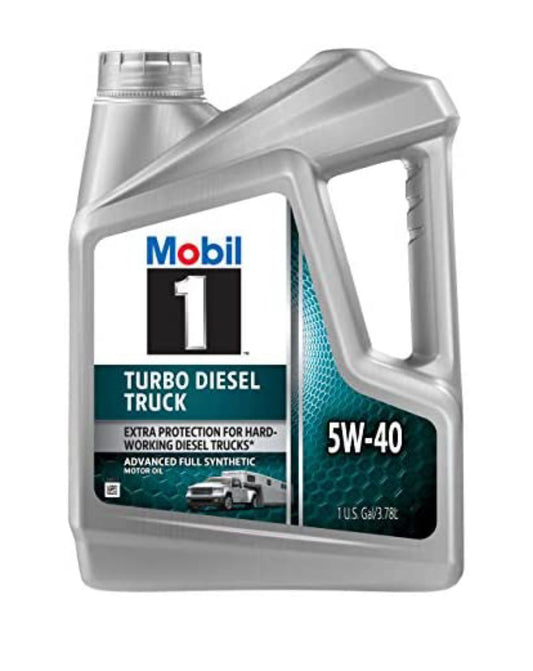 Mobil 1 Turbo Diesel Truck Full Synthetic Motor Oil 5W-40, 1 Gal