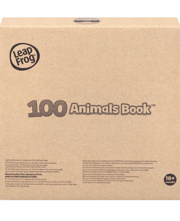 LeapFrog 100 Animals Book, Pink