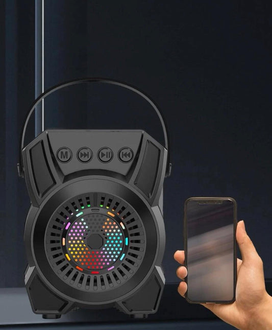 LED light wireless speaker compatible with Bluetooth