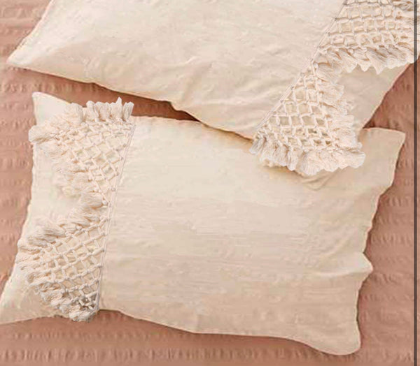 Tufted Tassel Duvet Cover - Christina’s unique boutique LLC