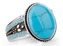 Men’s turquoise and silver rings. - Christina’s unique boutique LLC
