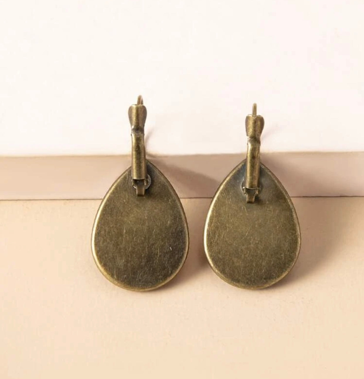 Starry night print water drop dangle earrings - Christina’s unique boutique LLC
