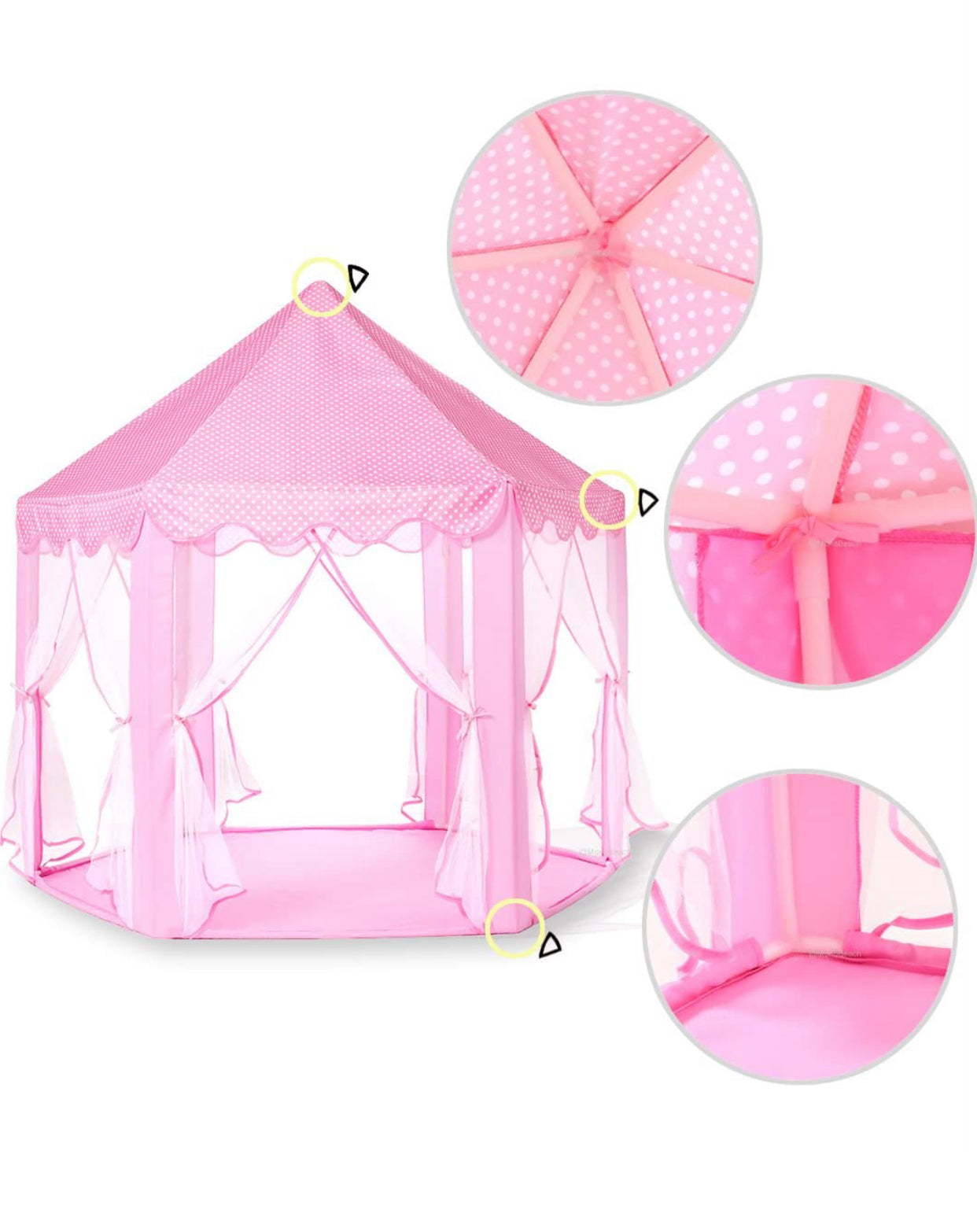 Girls Large Playhouse Kids Castle - Christina’s unique boutique LLC