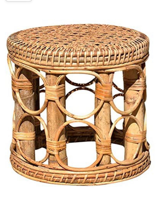 Indoor Rattan Plant Stands, Modern Boho Wicker Side Table for Gardening, Interior Decoration, Living Room, Entrance and Any Other Places, Natural - Christina’s unique boutique LLC