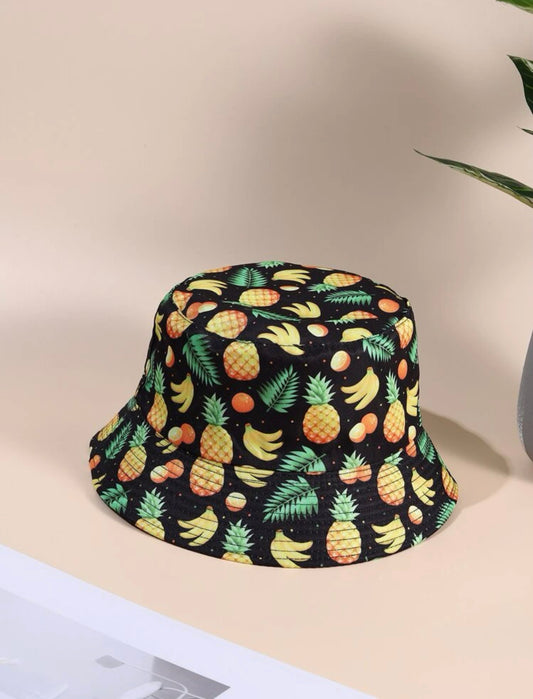 Fruit Print Bucket Hat