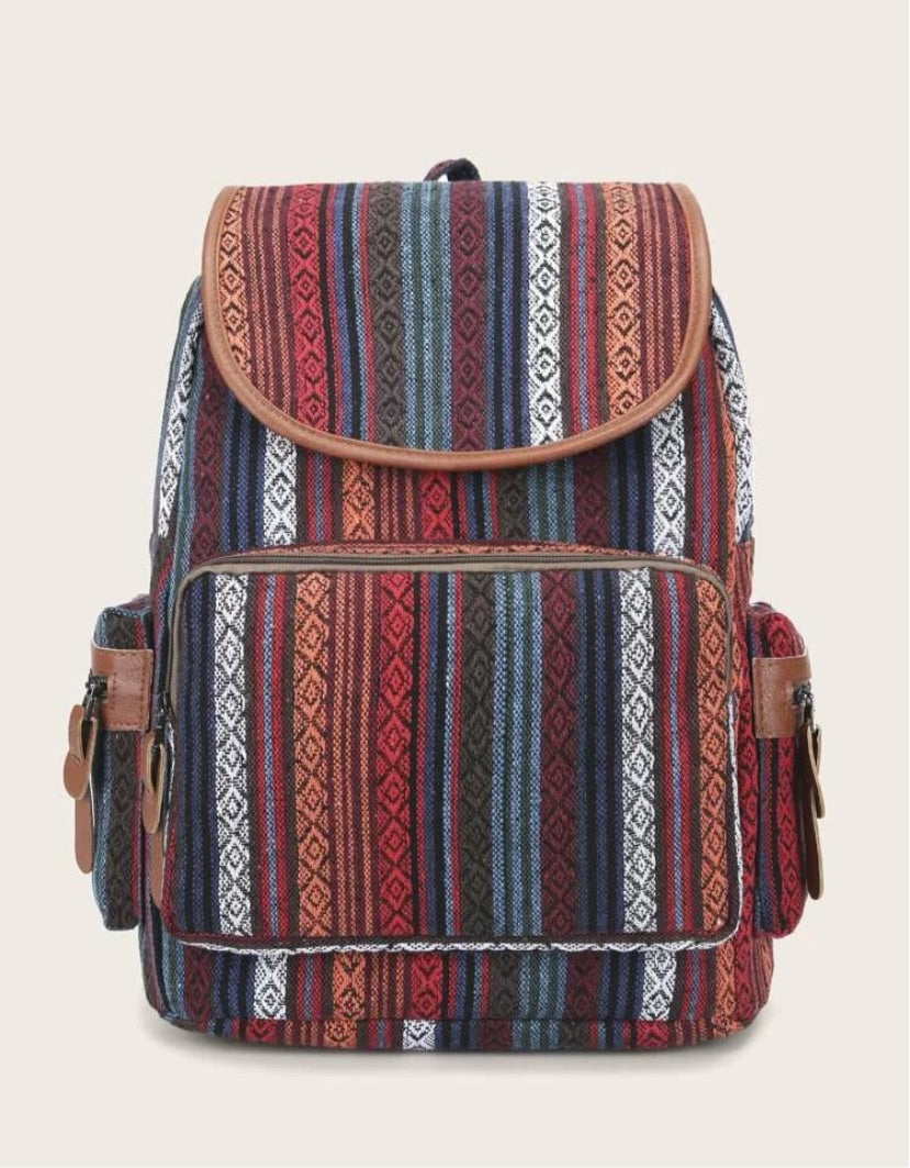Tribal Pocket front backpack - Christina’s unique boutique LLC