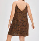 Curve and plus all over Dalmatian print slip dress - Christina’s unique boutique LLC