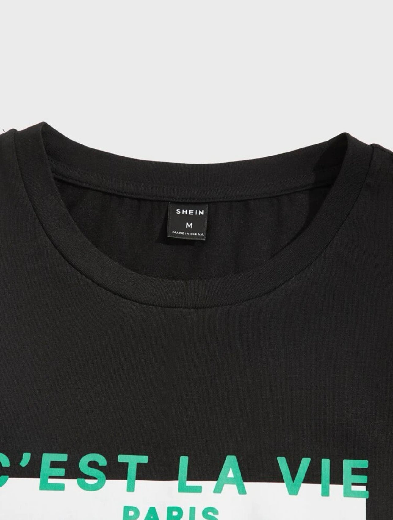 Men Slogan & Cap Print Tee & Drawstring Waist Shorts Set