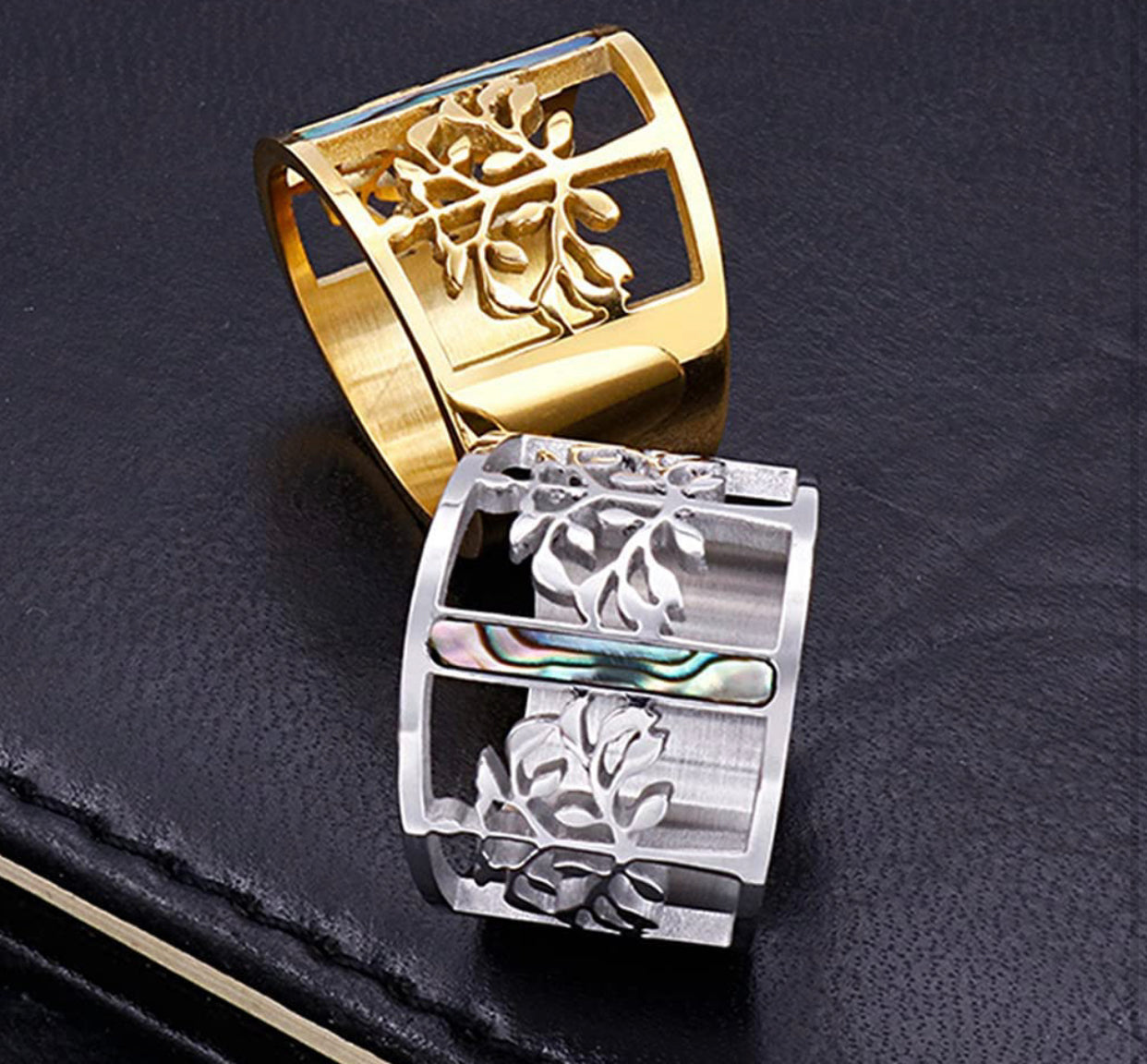 Vintage Norse Mythology Yggdrasil - Tree of Life Stainless Steel Ring