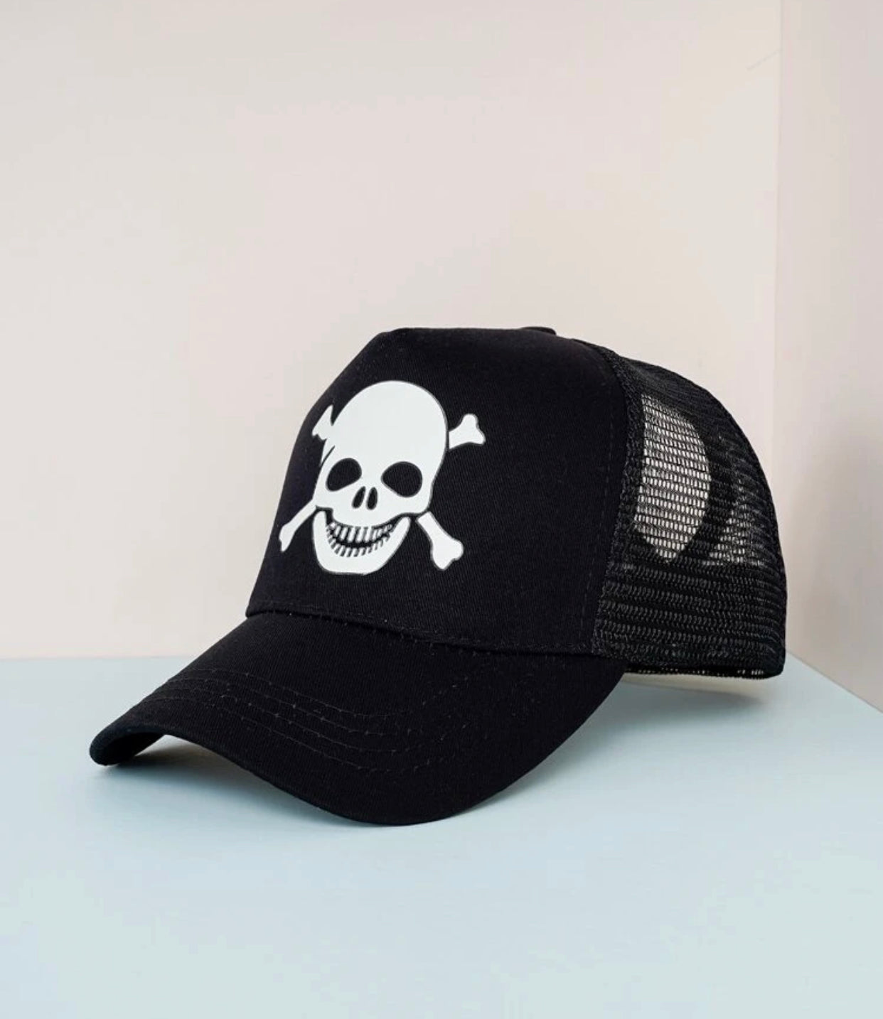 Men’s skull pattern baseball cap - Christina’s unique boutique LLC