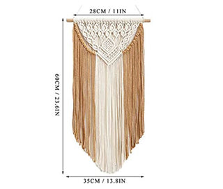 Macrame Wall Hanging Tapestry Hand-Woven Bohemian Style Cotton Rope - Christina’s unique boutique LLC