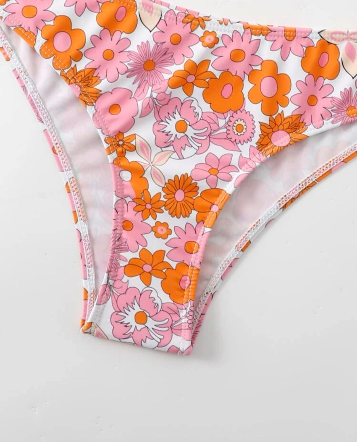Random floral print bikini bottom
