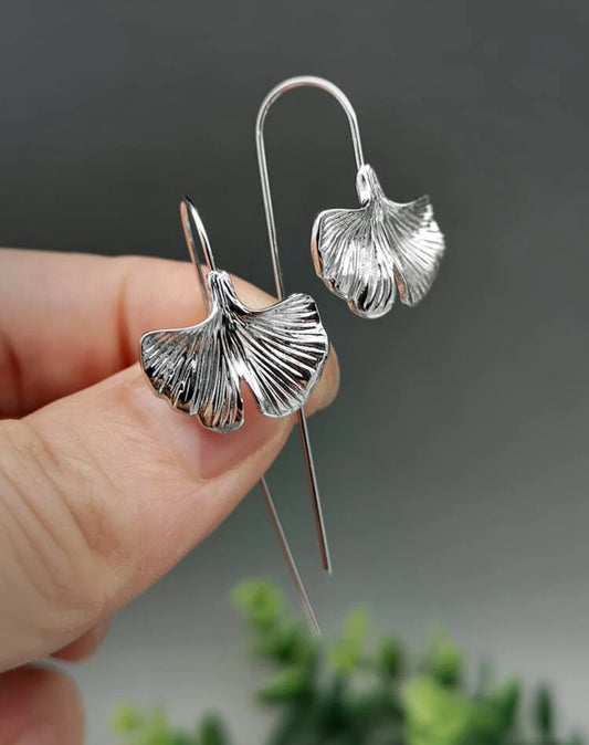Ginkgo Biloba decor earrings - Christina’s unique boutique LLC