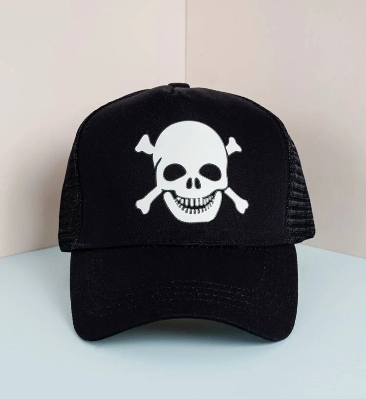 Men’s skull pattern baseball cap - Christina’s unique boutique LLC