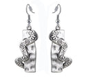 The latest fashion retro palace carved earrings