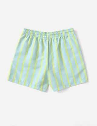 Boys Striped Tie Front Swim Shorts