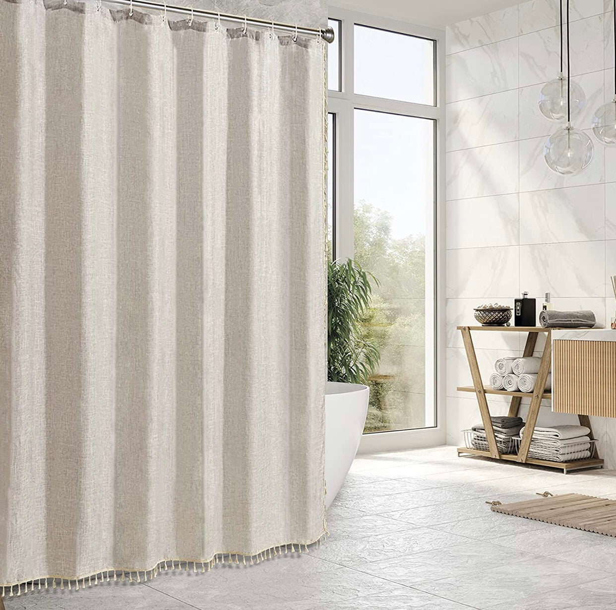 Modern Farmhouse Shower Curtain