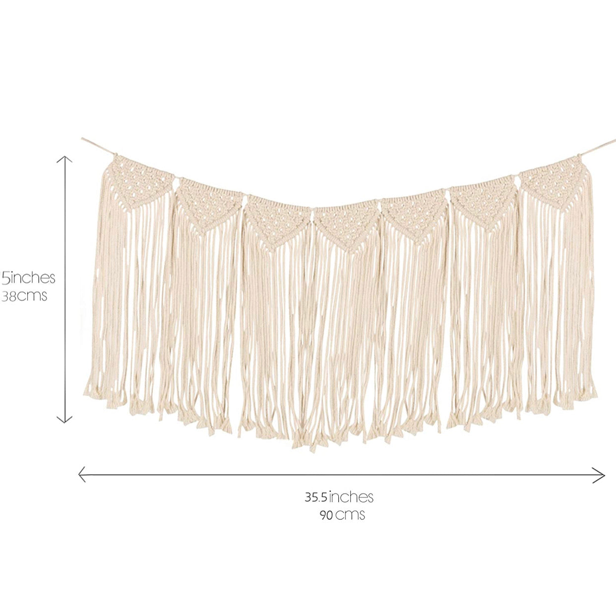 Cream macrame wall hanging - Christina’s unique boutique LLC