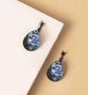 Starry night print water drop dangle earrings - Christina’s unique boutique LLC