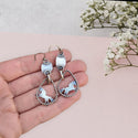 Vintage inspired unicorn drop earrings