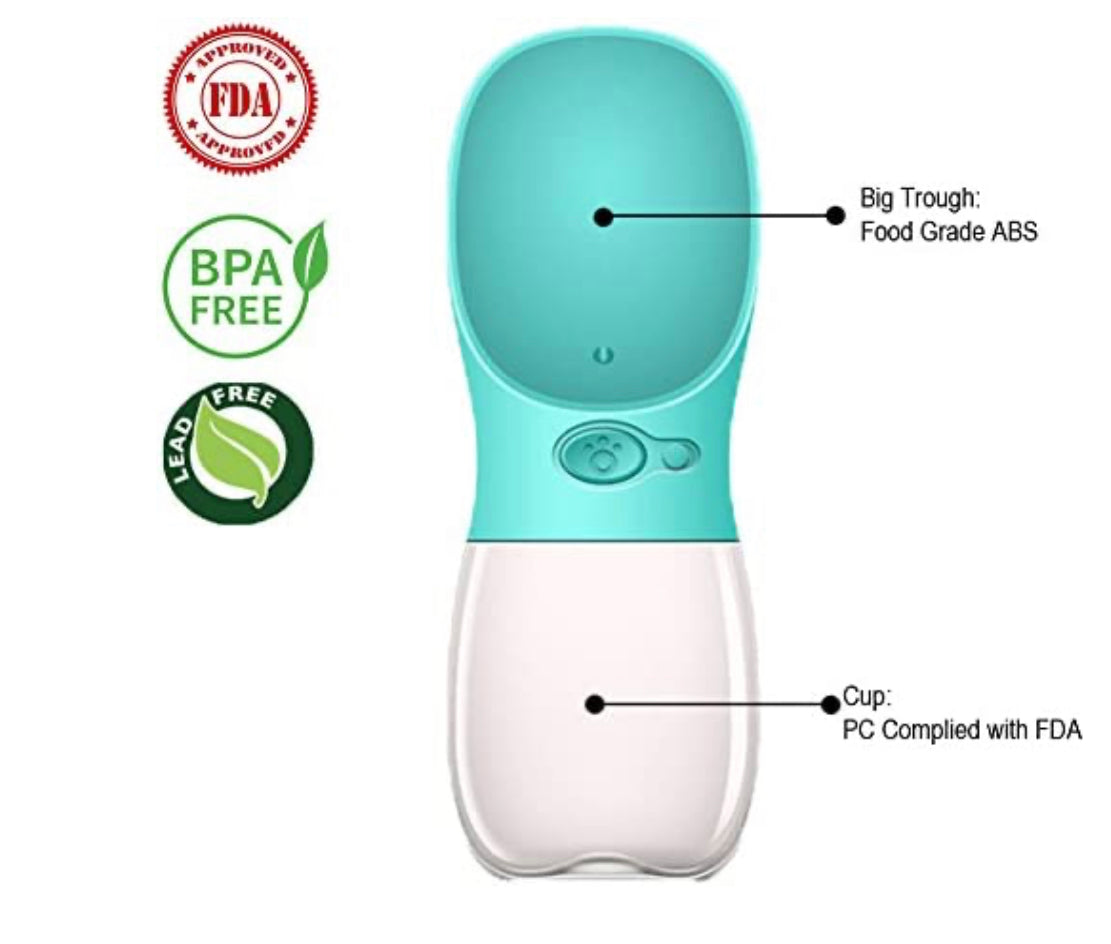 Dog Water Bottle, Leak Proof Portable Puppy Water Dispenser
