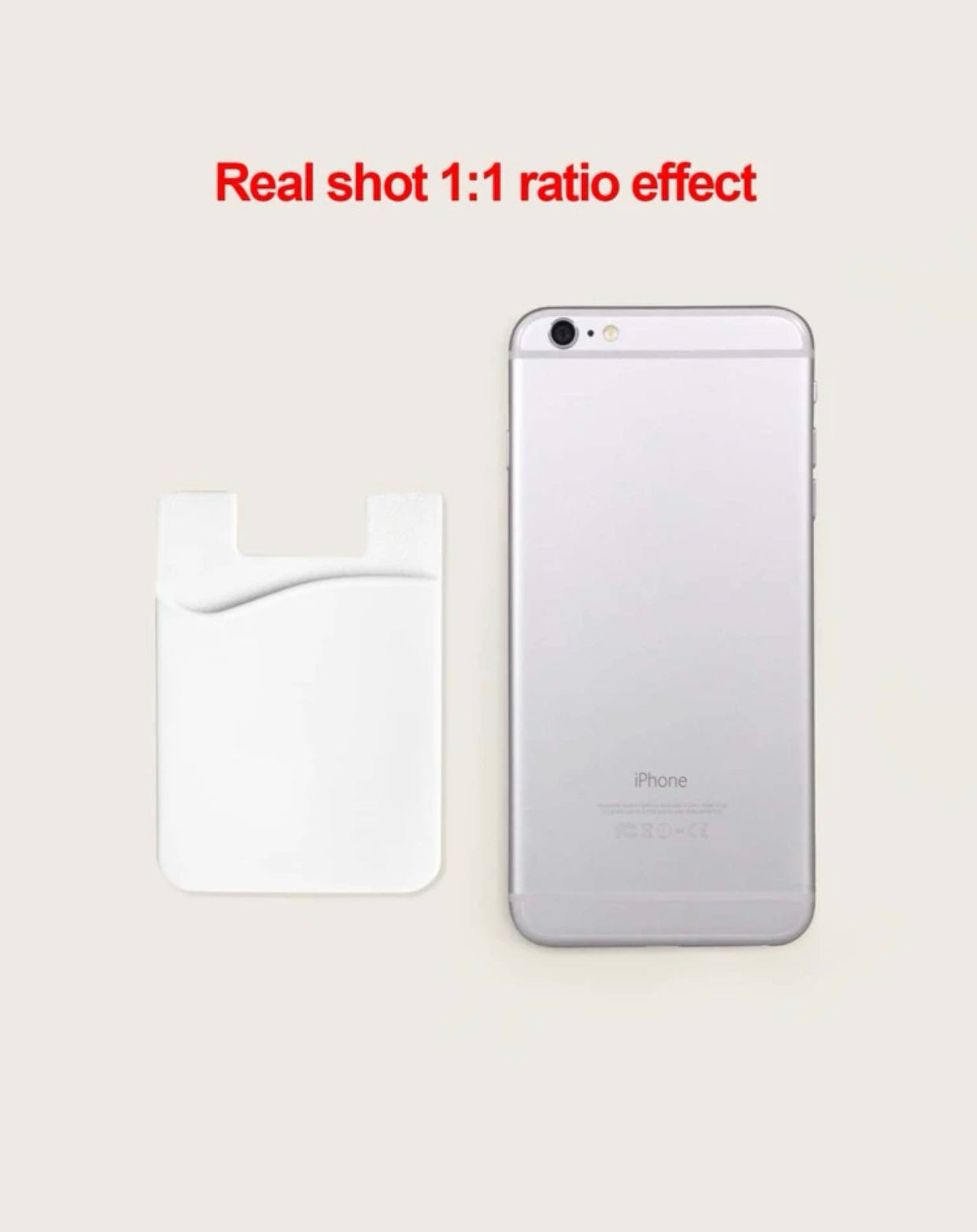 Minimalist adhesive card holder