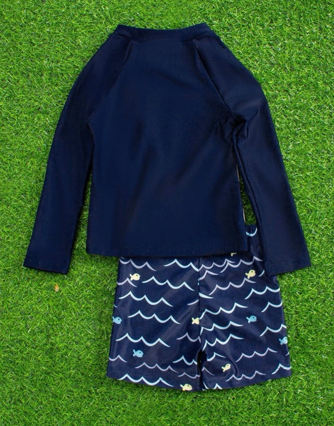 Toddler Boys Cartoon Graphic Beach Swimsuit