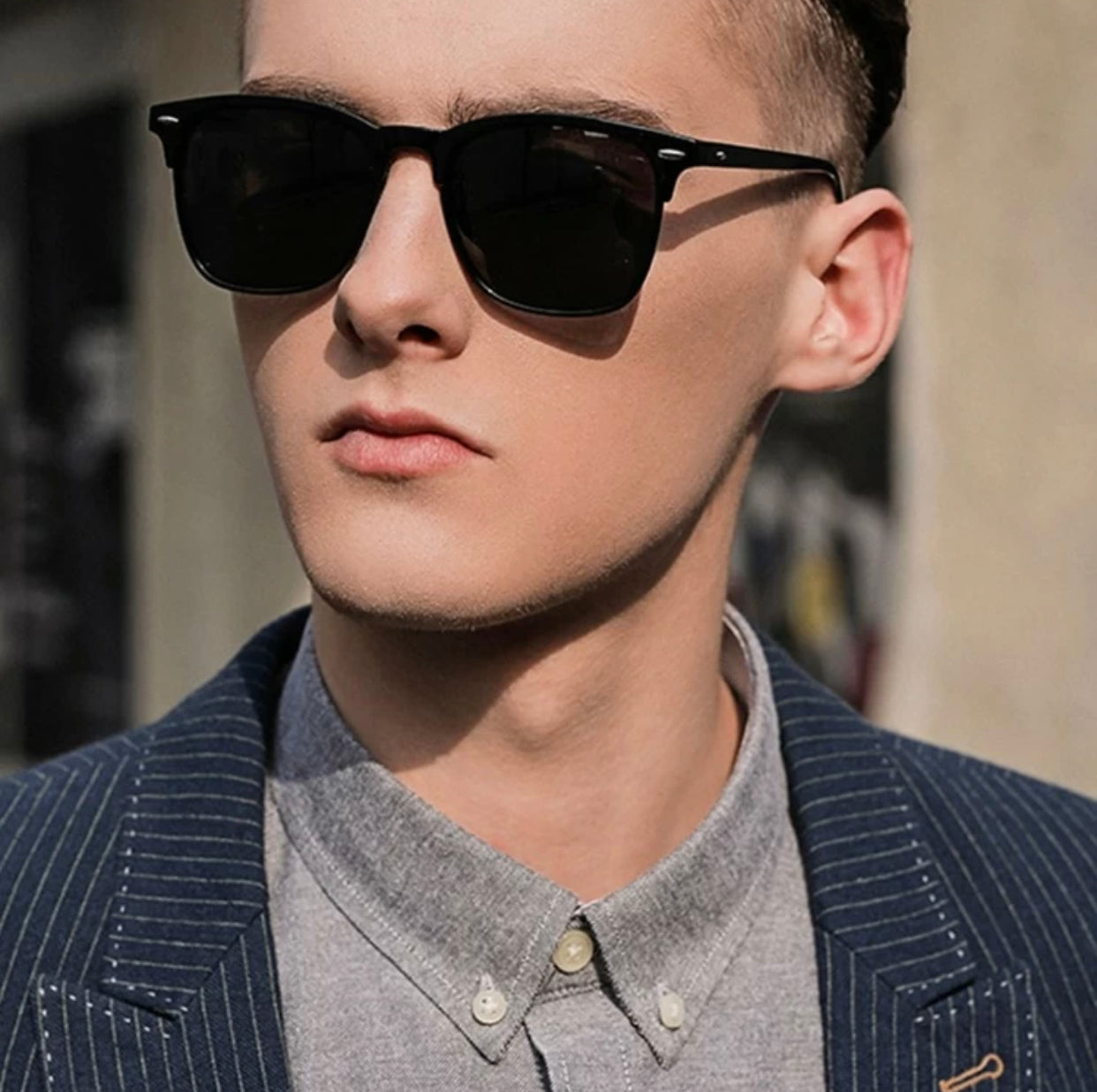 Men acrylic frame polarized sunglasses - Christina’s unique boutique LLC