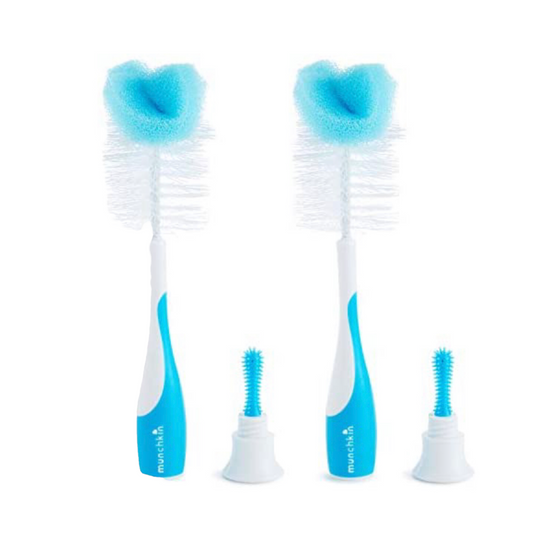 Munchkin Sponge Bottle Brush, Pack of 2, Blue