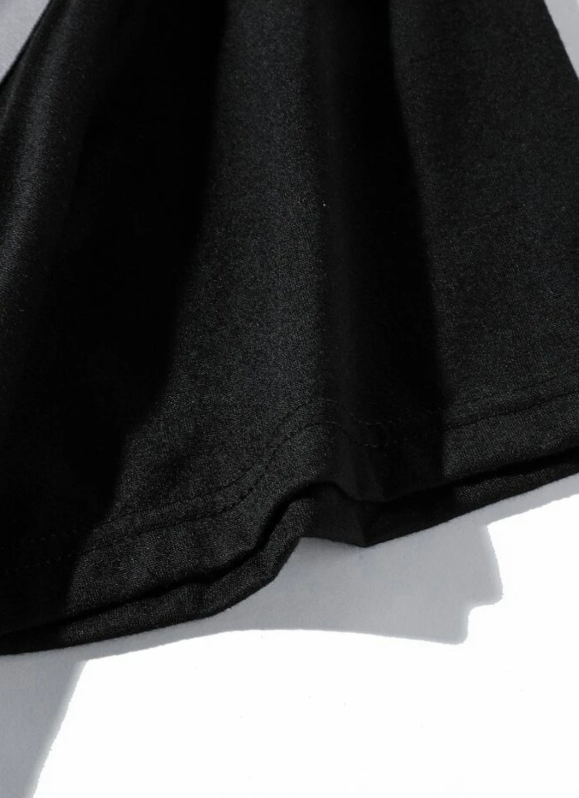 Extended sizes men color block patched pocket tee & drawstring waist short