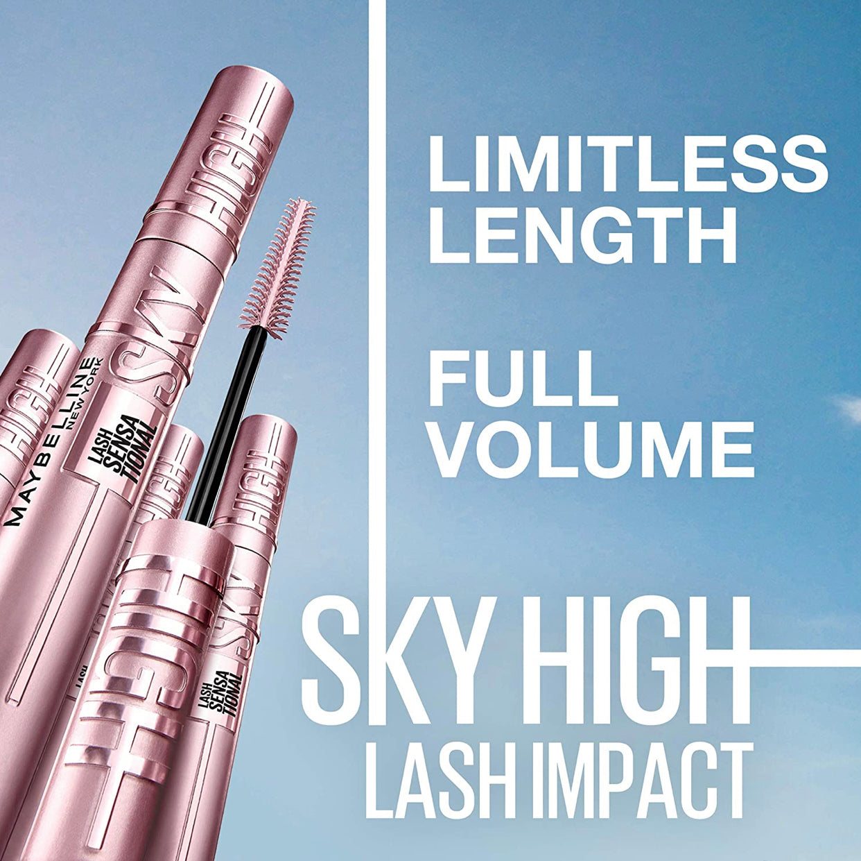 Maybelline New York Sky High Washable Mascara Makeup, Volumizing Mascara