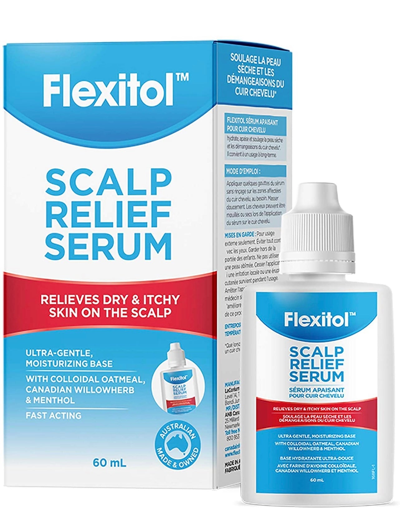 Flexitol Scalp Relief Serum for Itchy Scalp with 2% Colloidal Oatmeal, 2 Ounce