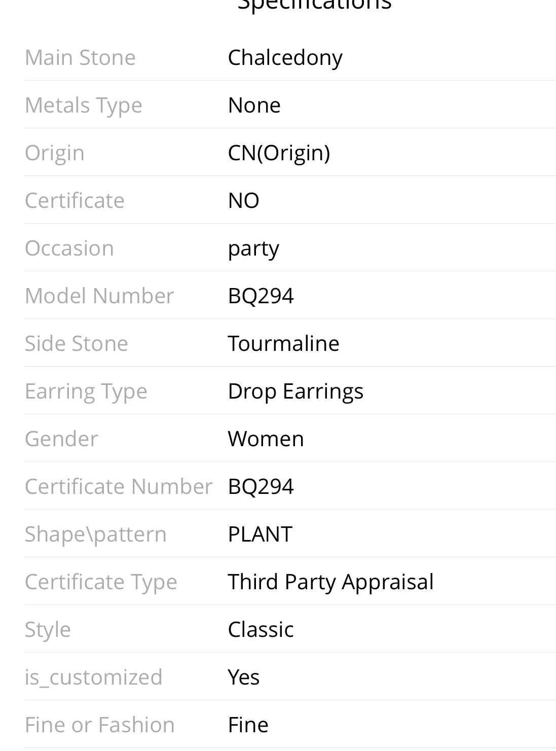 New original natural Hetian jasper tassel earrings