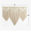 Beautiful cream colored large macrame wall tapestry - Christina’s unique boutique LLC