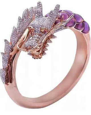 Iced Out Dragon Ring