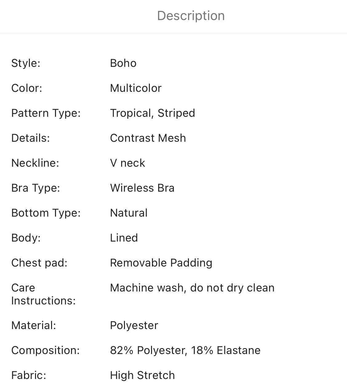 Floral and tropical mesh trim bikini swimsuit