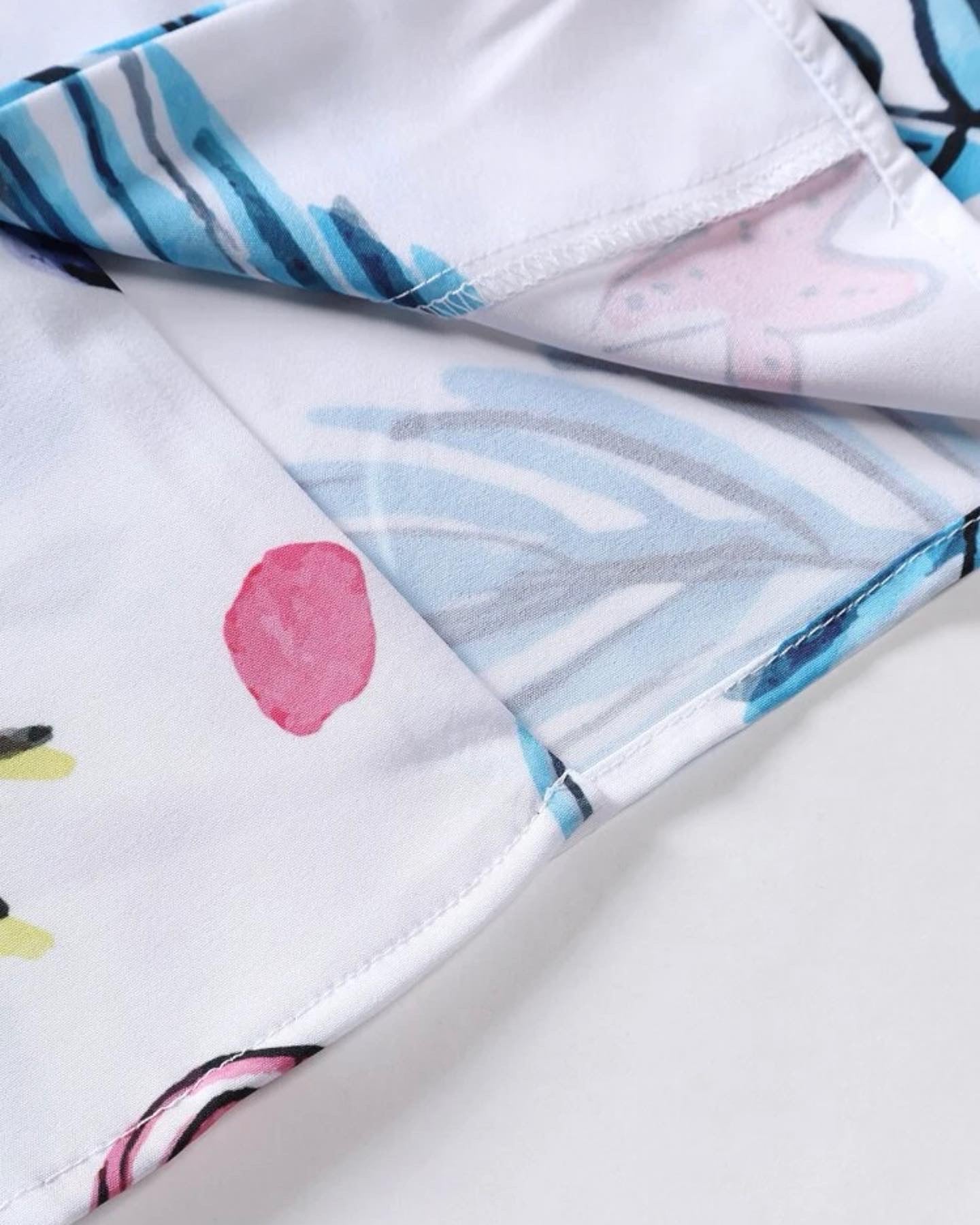 Men’s shell & strawberry print shirt without tee