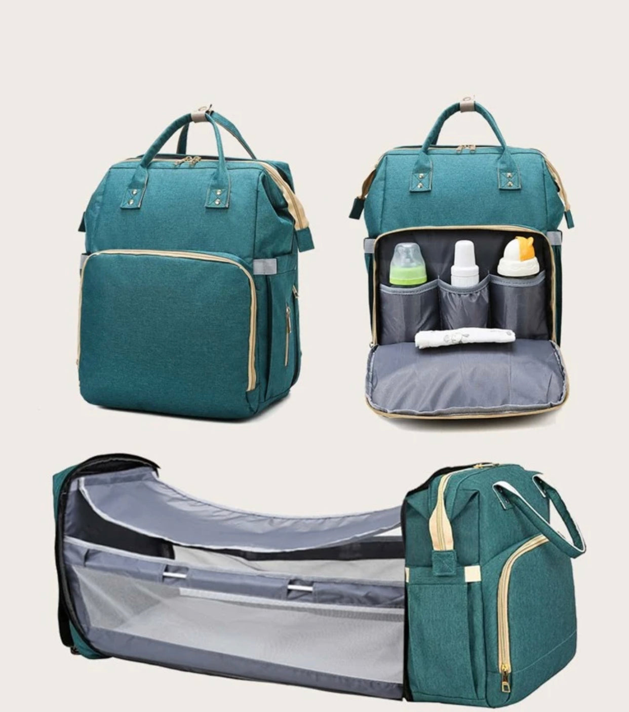 Large capacity baby diaper backpack - Christina’s unique boutique LLC