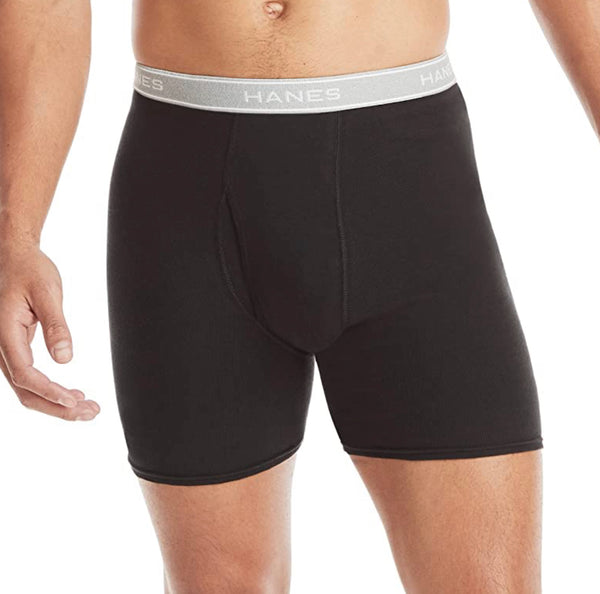 Men's Underwear Boxer Briefs Pack, Cool Dri Moisture-Wicking Underwear, Cotton No-Ride-Up Underwear for Men, 12-Pack