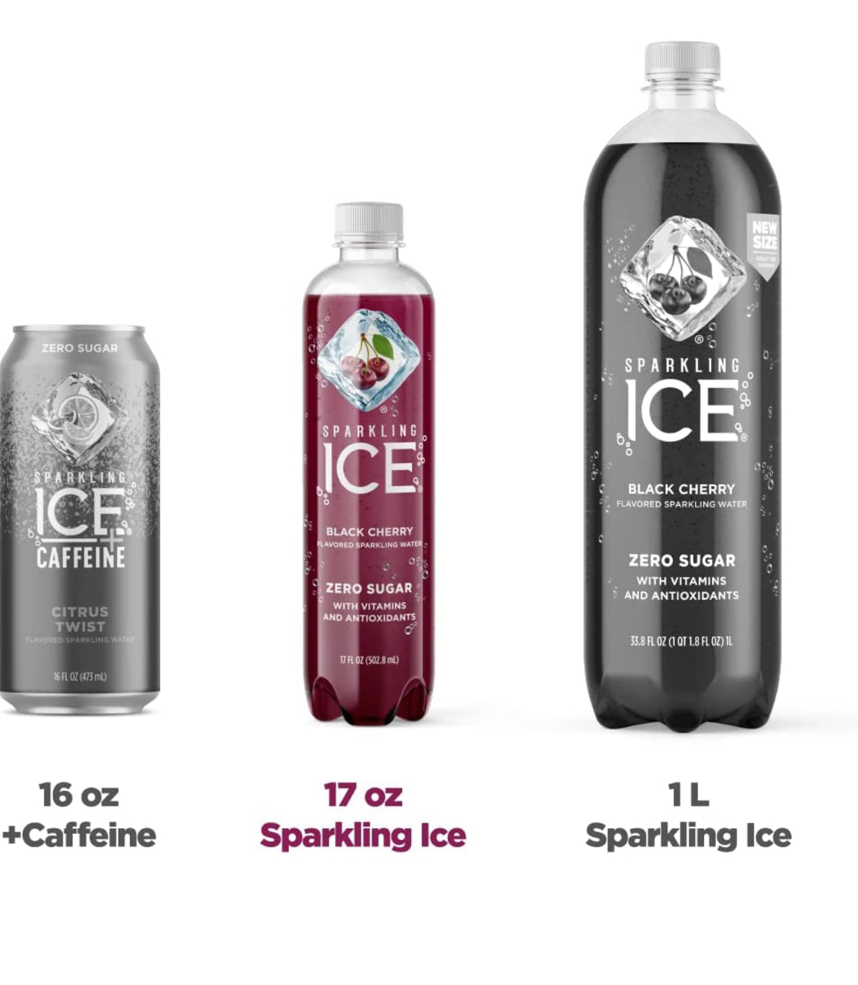 Sparkling Ice, Black Cherry Sparkling Water