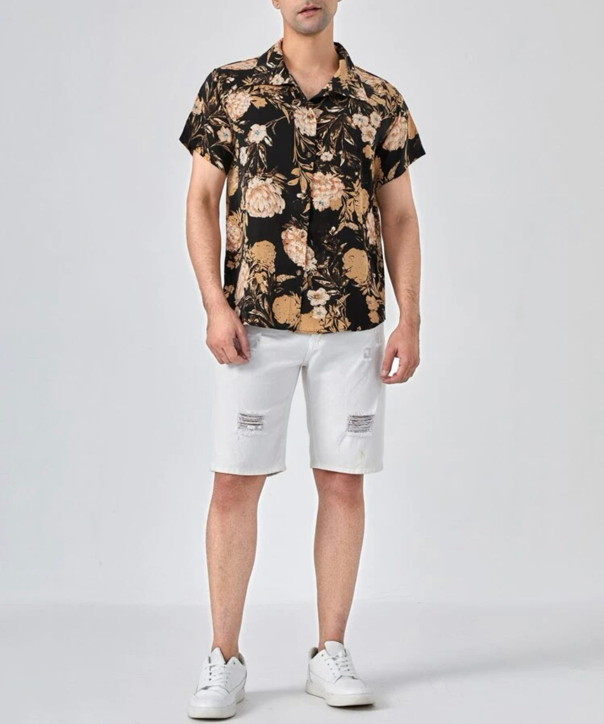Men’s floral print shirt