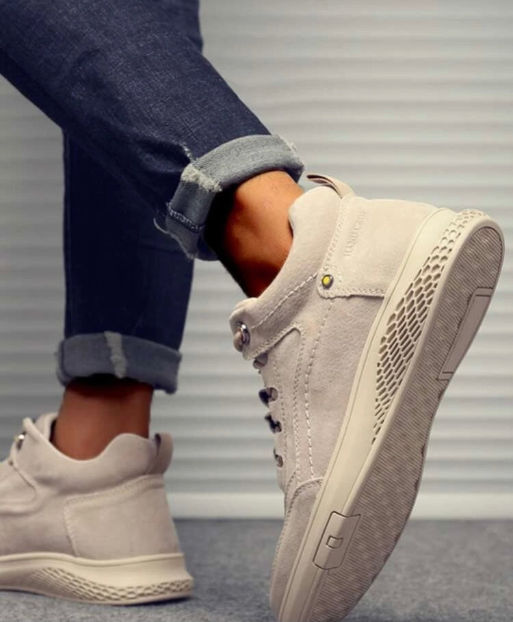 Men lace-up Front low top sneakers