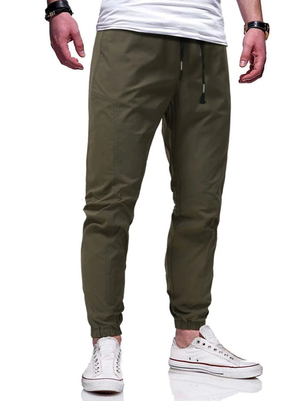 Men’s army green drawstring pants - Christina’s unique boutique LLC