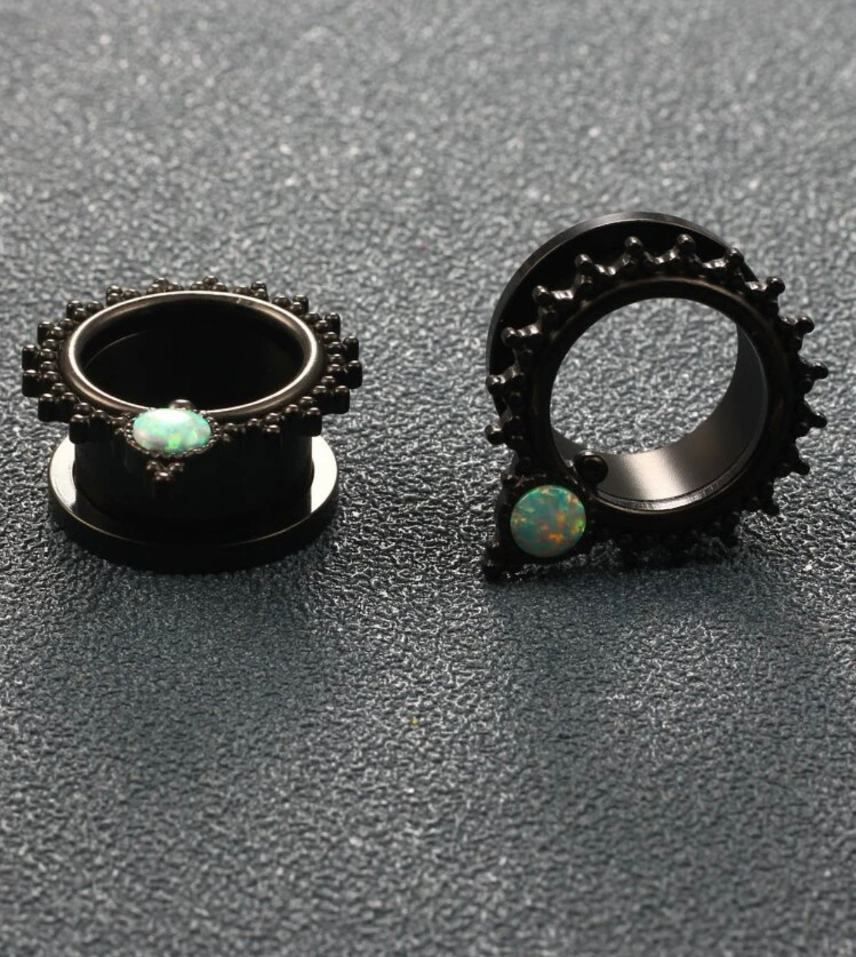 Men’s Opal inspired 2 pcs ear expander