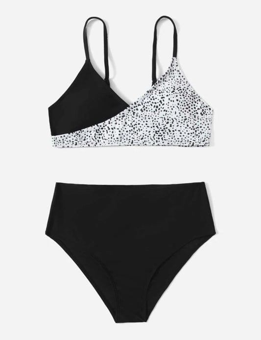 Teen Girls Dalmatian Bikini Swimsuit